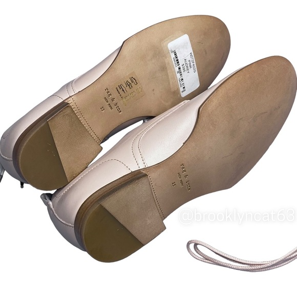 rag & bone audrey shoes leather oxfords flats pink 5 - Picture 9 of 13